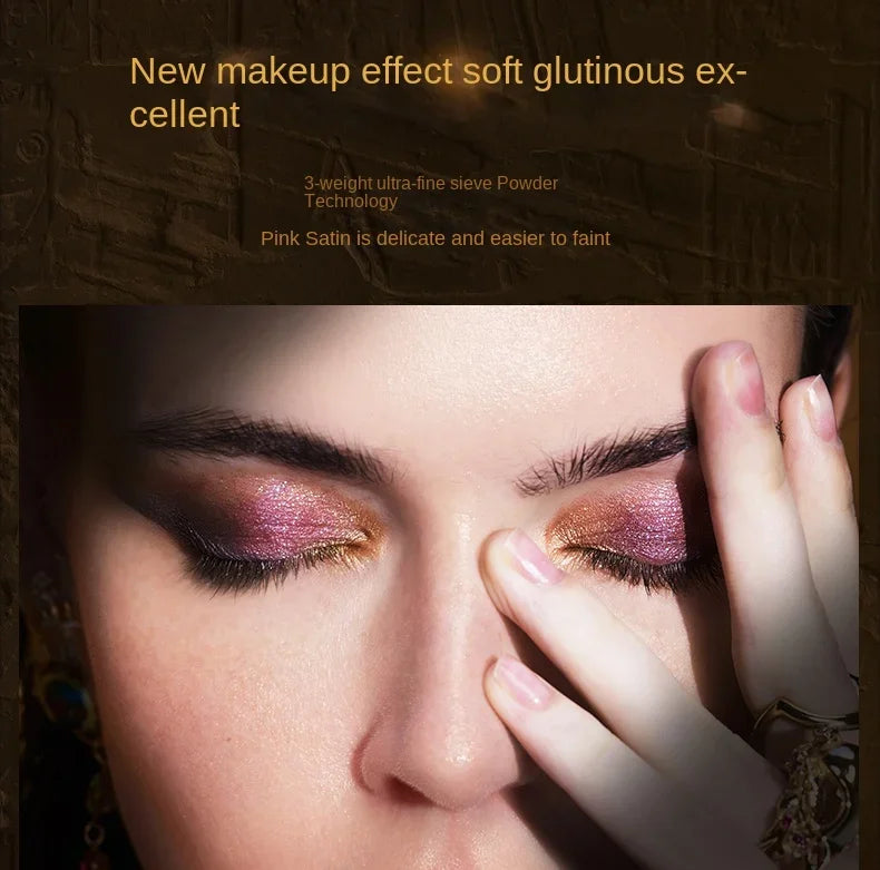 ZEESEA Eyeshadow Palette Cute 16 shades Anderson Cat Eye Shadow Glitter Matte Waterproof Cleopatra Professional Makeup