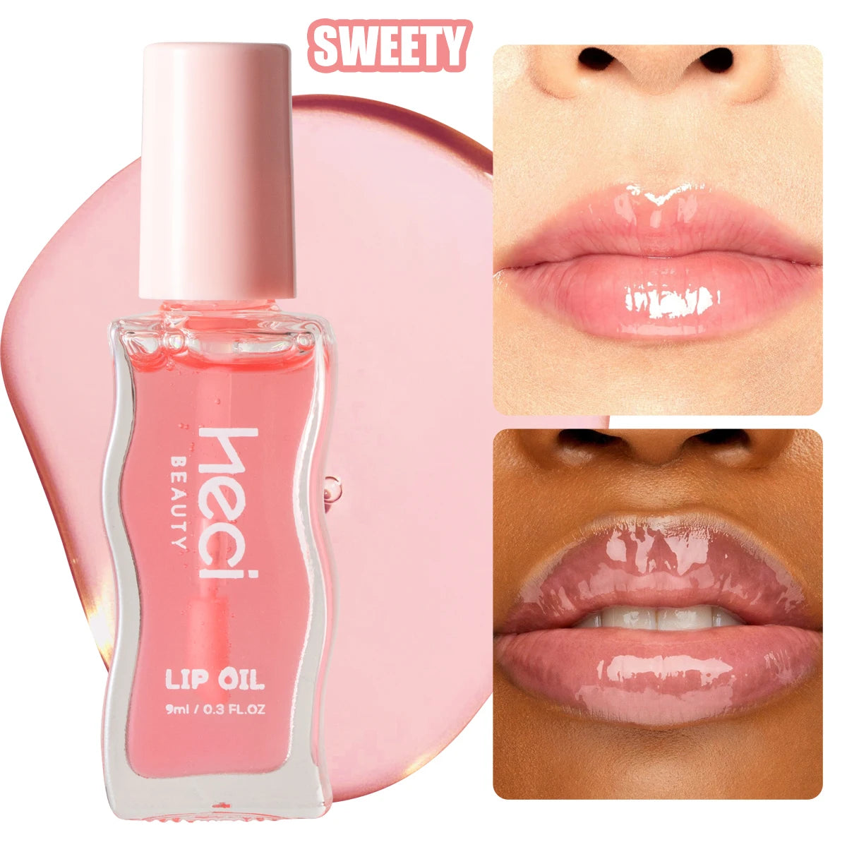 4pcs Fruity Tinted Lip Oil, Moisturizing Jelly Lip Gloss For Spring & Summer,Mirror Shine Glass-Look Lips Lip Makeup