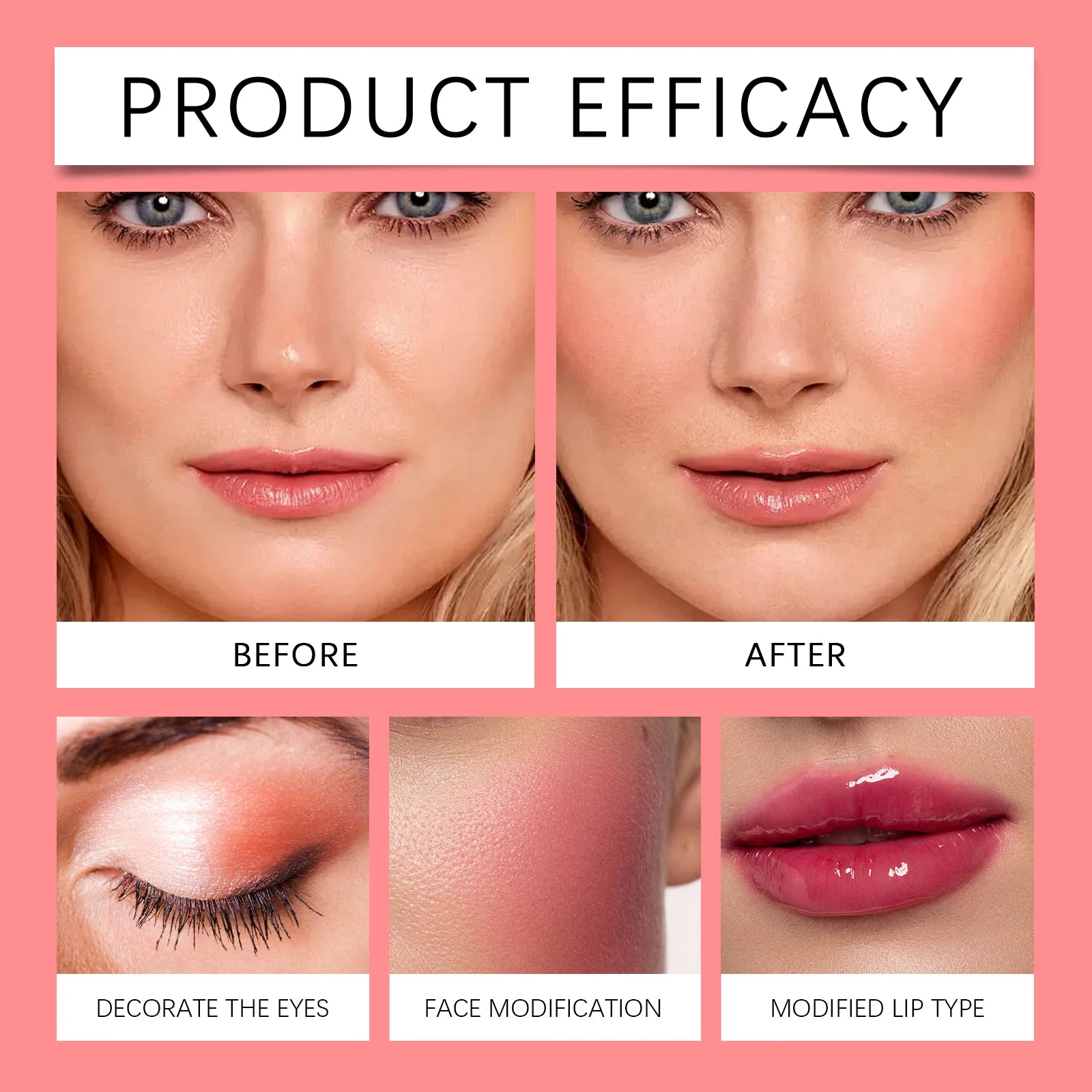 EELHOE Orange Butter Blush Cream Long Lasting Facial Moisturizing Brighten Natural Face Rouge Blusher Contour Makeup Product