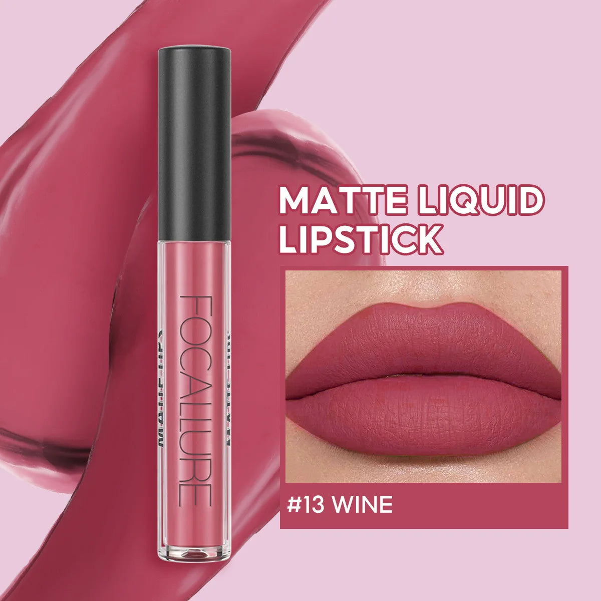 Focallure Wholesale Hot Liquid Lipgloss Matte Lipstick 37 Colors Waterproof Lip Stick Lip Tint Long Lasting Lips Makeup Woman