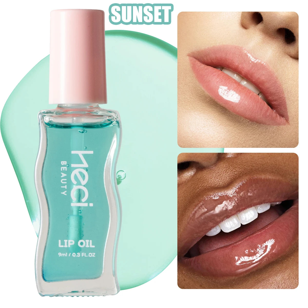 4pcs Fruity Tinted Lip Oil, Moisturizing Jelly Lip Gloss For Spring & Summer,Mirror Shine Glass-Look Lips Lip Makeup