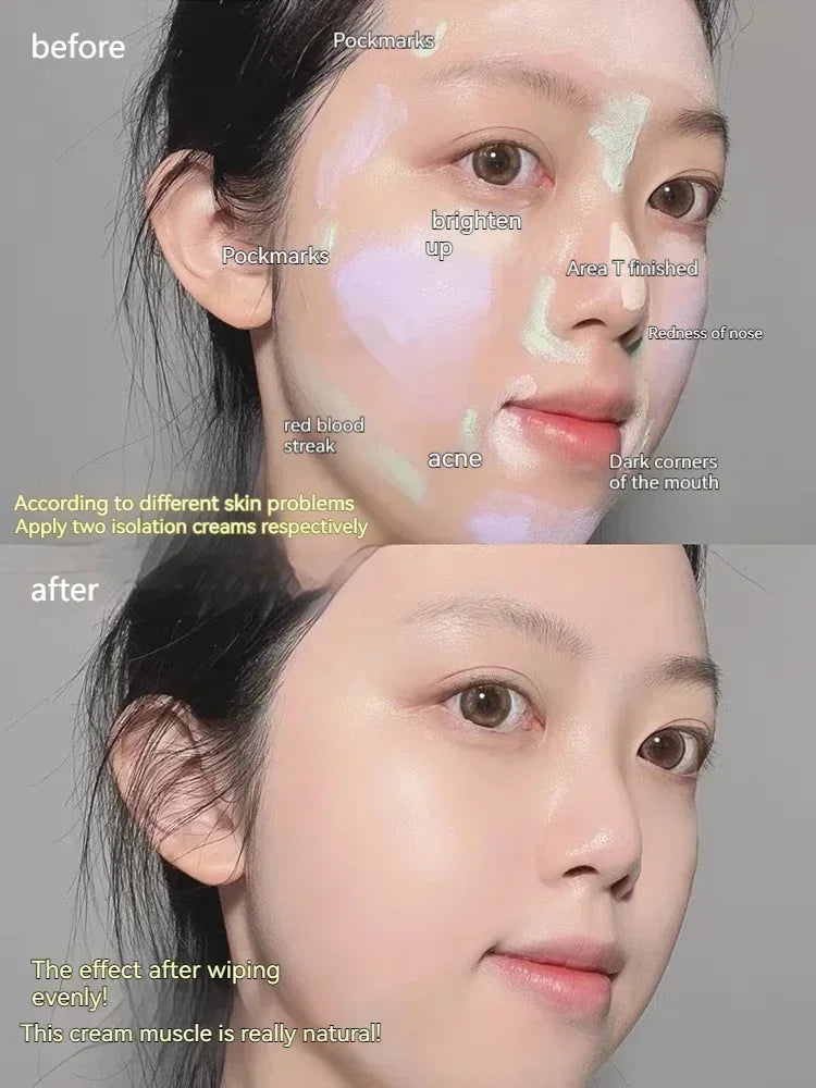 ZEESEA Barrier BB Cream Primer Concealer Liquid Foundation Moisturizing Longlasting Waterproof Invisible Pores Whitening Makeup
